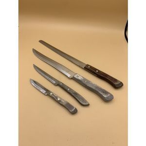 4 REGENT SHERWOOD Kitchen Knives Stainless Steel Blades Japan Vintage